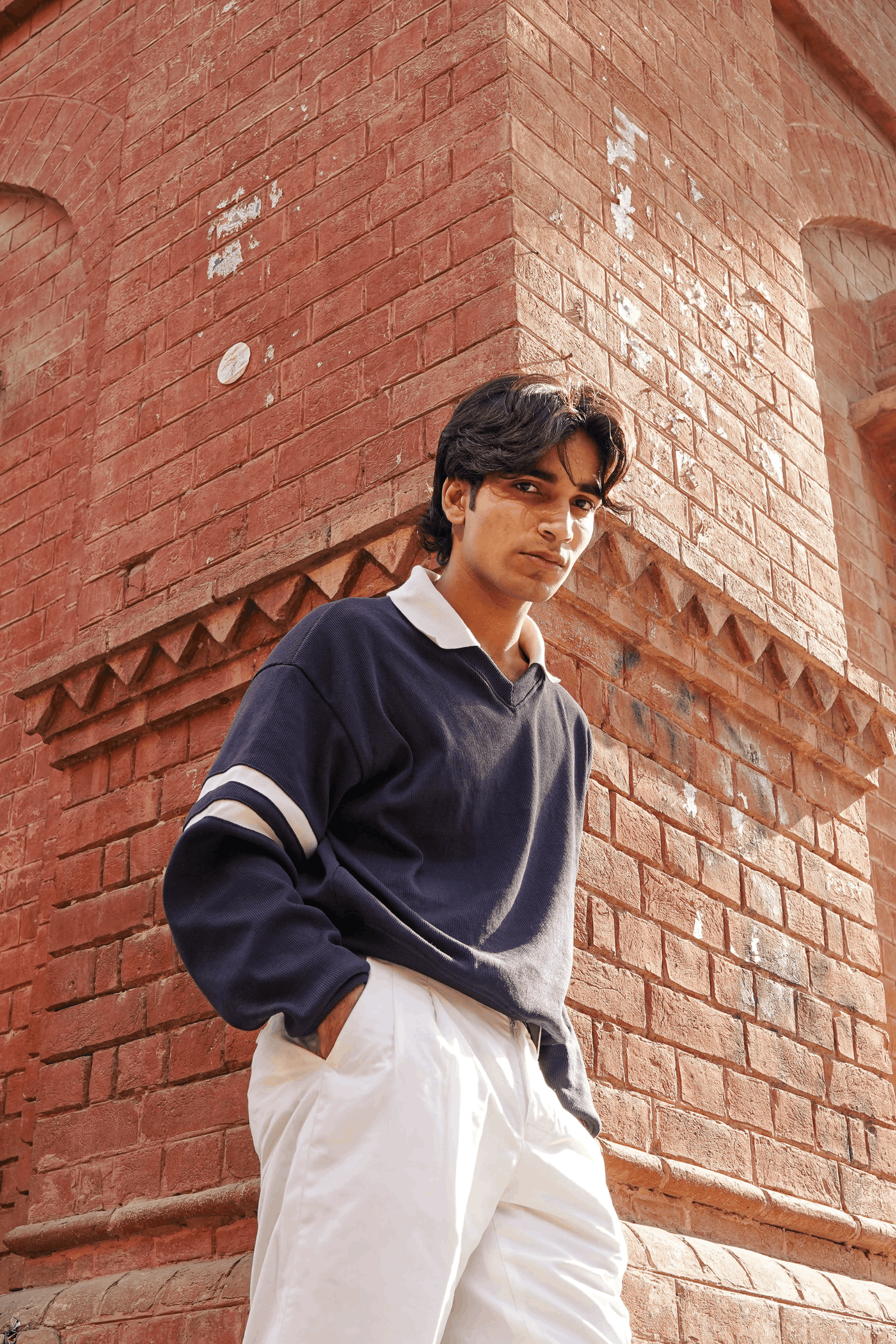 The Warden Pullover (Navy Sweater)